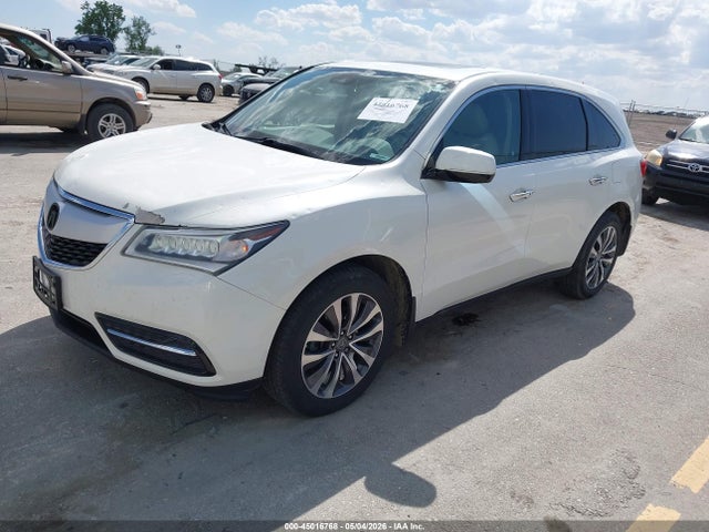 2016 Acura Mdx მანქანა იყიდება აუქციონზე, vin: 5FRYD4H47GB019466, აუქციონის ნომერი: 45016768