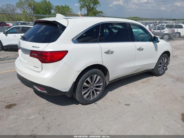 2016 Acura Mdx მანქანა იყიდება აუქციონზე, vin: 5FRYD4H47GB019466, აუქციონის ნომერი: 45016768