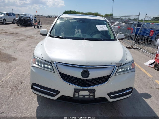2016 Acura Mdx მანქანა იყიდება აუქციონზე, vin: 5FRYD4H47GB019466, აუქციონის ნომერი: 45016768