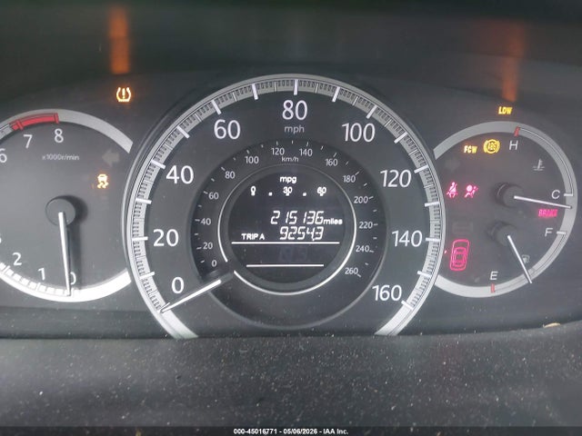 Aukcja sprzedaży 2015 Honda Accord Ex-l, vin: 1HGCR2F87FA201538, numer aukcji: 45016771
