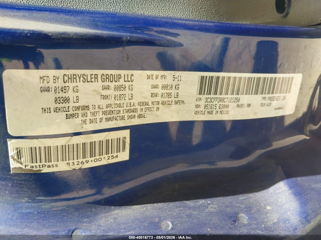 Продаж на аукціоні авто 2012 Fiat 500c Pop, vin: 3C3CFFDR8CT121250, номер лоту: 45016773