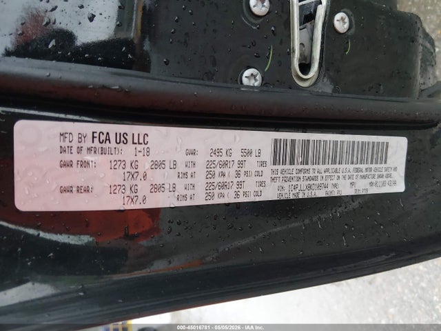 Продаж на аукціоні авто 2019 Jeep Cherokee Latitude Plus Fwd, vin: 1C4PJLLX8KD109744, номер лоту: 45016781