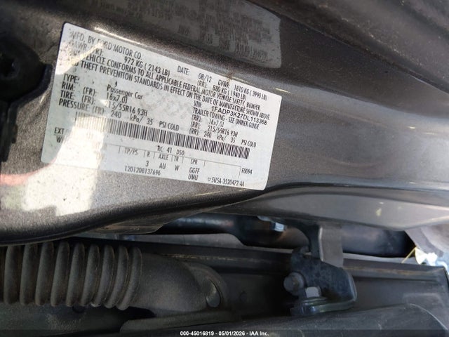 Продажа на аукционе авто 2013 Ford Focus Se, vin: 1FADP3K27DL113368, номер лота: 45016819