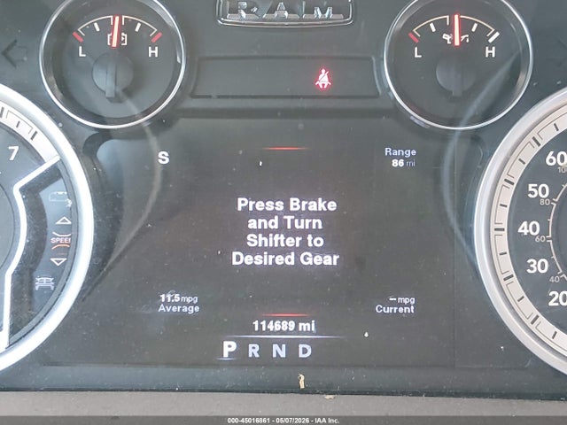 45016861 :رقم المزاد ، 1C6RR6NTXDS707207 vin ، 2013 Ram 1500 Laramie مزاد بيع