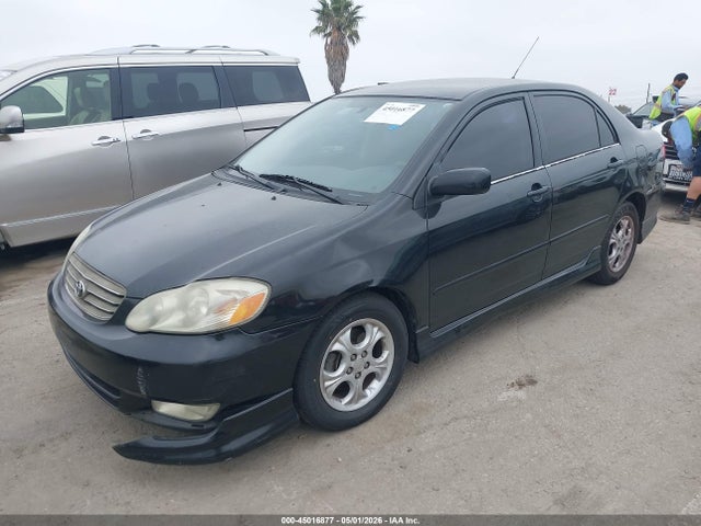 45016877 :رقم المزاد ، 1NXBR32EX3Z190150 vin ، 2003 Toyota Corolla S مزاد بيع