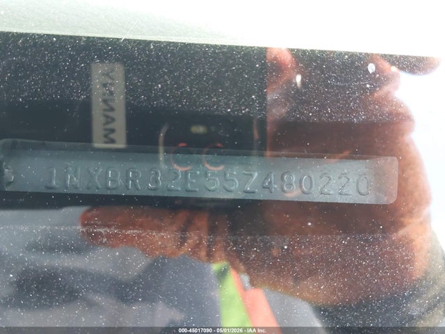 2005 Toyota Corolla Ce მანქანა იყიდება აუქციონზე, vin: 1NXBR32E55Z480220, აუქციონის ნომერი: 45017090