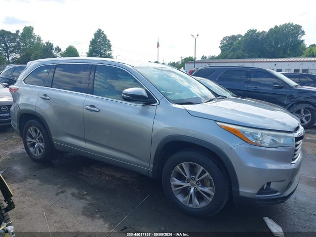 Aukcja sprzedaży 2015 Toyota Highlander Xle V6, vin: 5TDKKRFH6FS041324, numer aukcji: 45017157