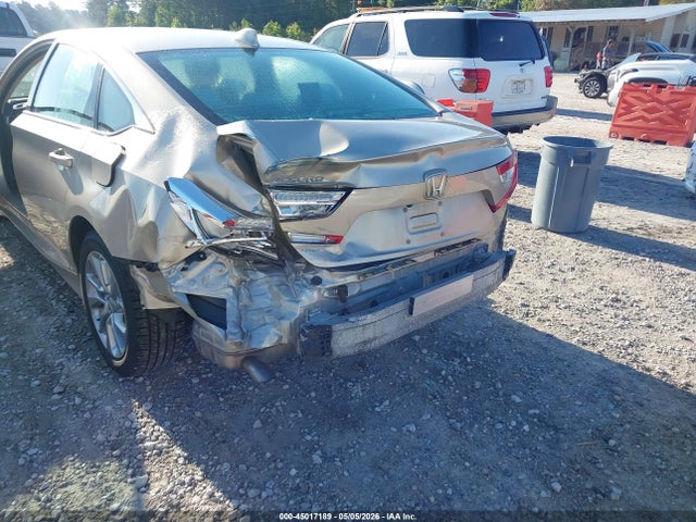 2019 Honda Accord Lx მანქანა იყიდება აუქციონზე, vin: 1HGCV1F1XKA037608, აუქციონის ნომერი: 45017189