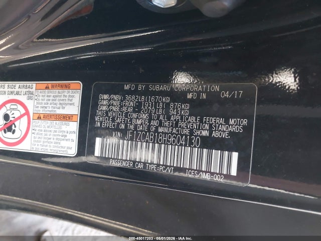 Subaru Brz Premium 2017 JF1ZCAB18H9604130 Image 9