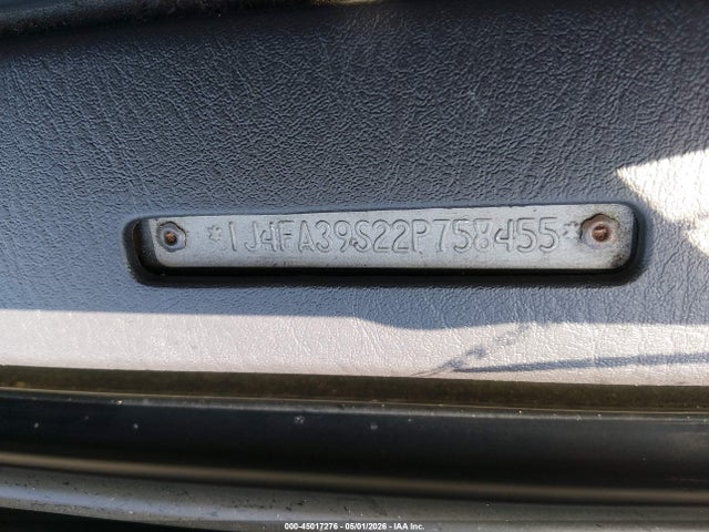 45017276 :رقم المزاد ، 1J4FA39S22P758455 vin ، 2002 Jeep Wrangler X مزاد بيع