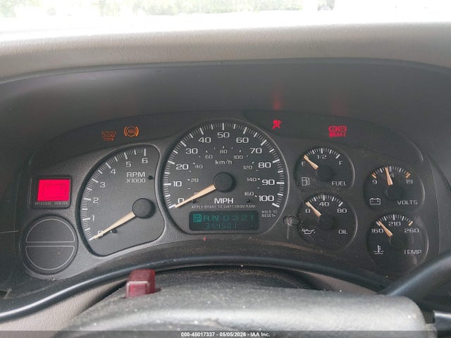 Aukcja sprzedaży 2002 Chevrolet Tahoe Lt, vin: 1GNEC13Z02R303492, numer aukcji: 45017337