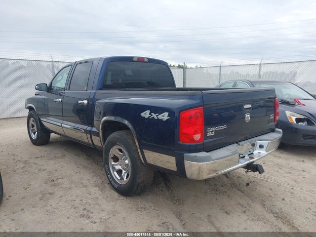 2005 Dodge Dakota Slt მანქანა იყიდება აუქციონზე, vin: 1D7HW48N05S113487, აუქციონის ნომერი: 45017448