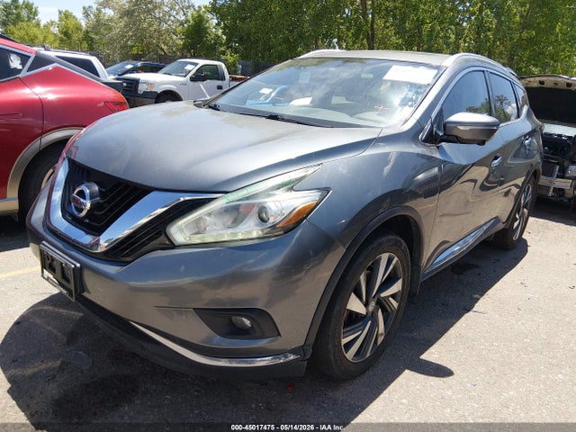 45017475 :رقم المزاد ، 5N1AZ2MHXFN253923 vin ، 2015 Nissan Murano Platinum مزاد بيع