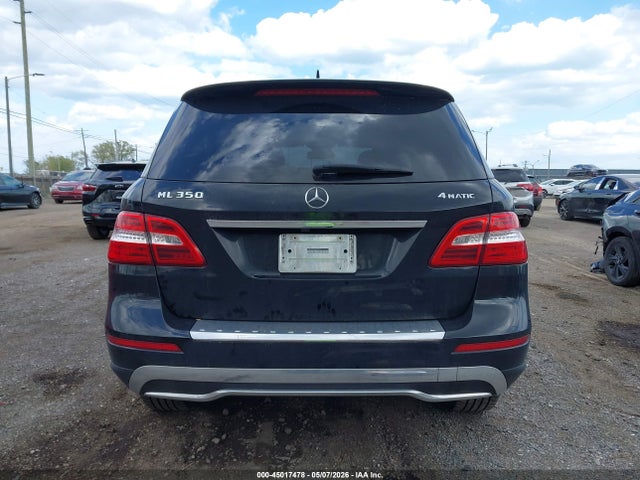 45017478 :رقم المزاد ، 4JGDA5HB0FA529576 vin ، 2015 Mercedes-benz Ml 350 4matic مزاد بيع