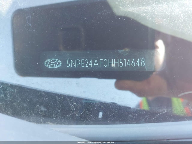 Aukcja sprzedaży 2017 Hyundai Sonata, vin: 5NPE24AF0HH514648, numer aukcji: 45017710