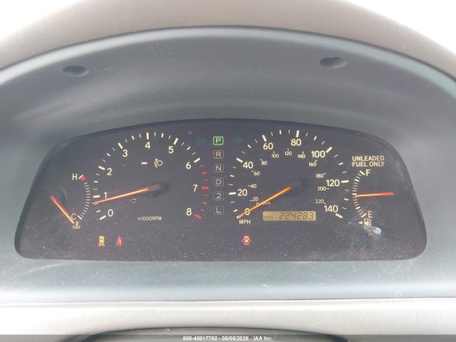 45017792 :رقم المزاد ، JT8BF28G210303141 vin ، 2001 Lexus Es 300 مزاد بيع