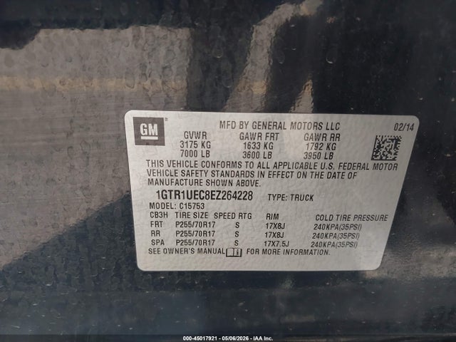 GMC Sierra 1500 Sle 2014 1GTR1UEC8EZ264228 Image 9