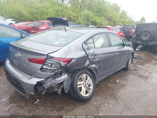 2019 Hyundai Elantra Sel მანქანა იყიდება აუქციონზე, vin: 5NPD84LF4KH439306, აუქციონის ნომერი: 45017932
