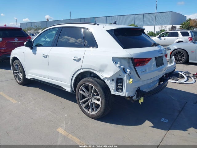 Auction sale of the 2022 Audi Q3 Premium Plus 45 Tfsi S Line Quattro Tiptronic, vin: WA1EECF30N1006564, lot number: 45017938