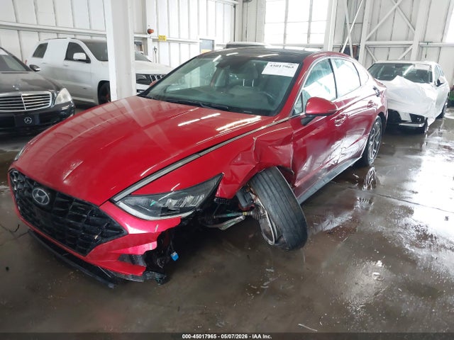 45017965 :رقم المزاد ، 5NPEF4JA2MH077688 vin ، 2021 Hyundai Sonata Sel مزاد بيع