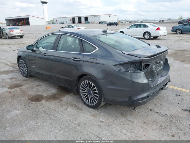 2018 Ford Fusion Hybrid Titanium მანქანა იყიდება აუქციონზე, vin: 3FA6P0RUXJR167033, აუქციონის ნომერი: 45018006