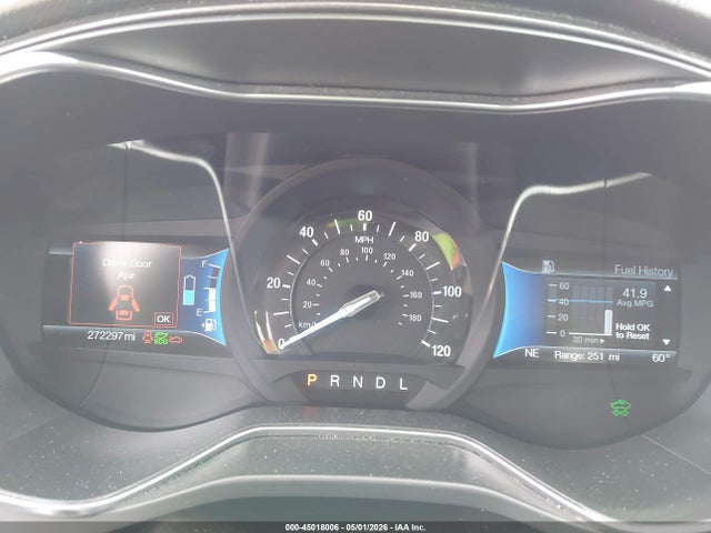 2018 Ford Fusion Hybrid Titanium მანქანა იყიდება აუქციონზე, vin: 3FA6P0RUXJR167033, აუქციონის ნომერი: 45018006