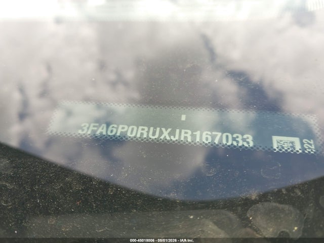 2018 Ford Fusion Hybrid Titanium მანქანა იყიდება აუქციონზე, vin: 3FA6P0RUXJR167033, აუქციონის ნომერი: 45018006
