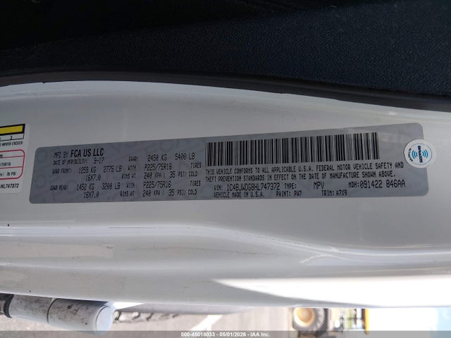 1C4BJWDG8HL747372 Jeep Wrangler Unlimited Sport 4x4