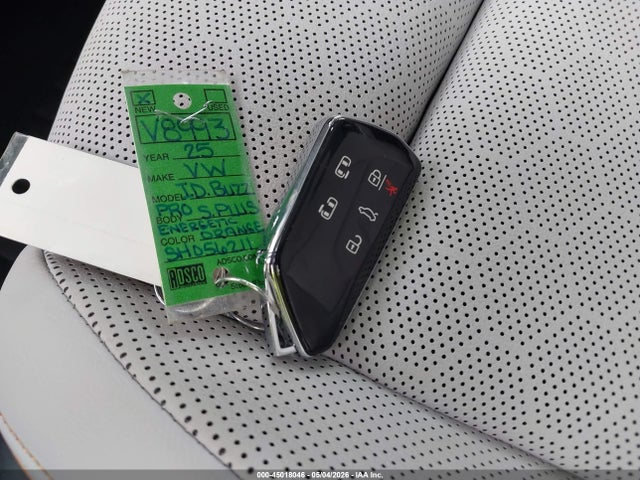45018046 :رقم المزاد ، WVGNYVEB8SH056211 vin ، 2025 Volkswagen Id. Buzz Pro S Plus With 4motion مزاد بيع