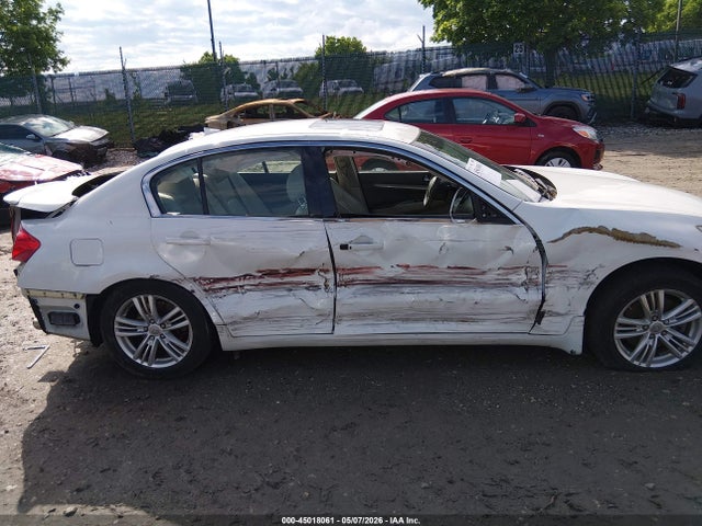 45018061 :رقم المزاد ، JN1CV6AR6AM252346 vin ، 2010 Infiniti G37x مزاد بيع
