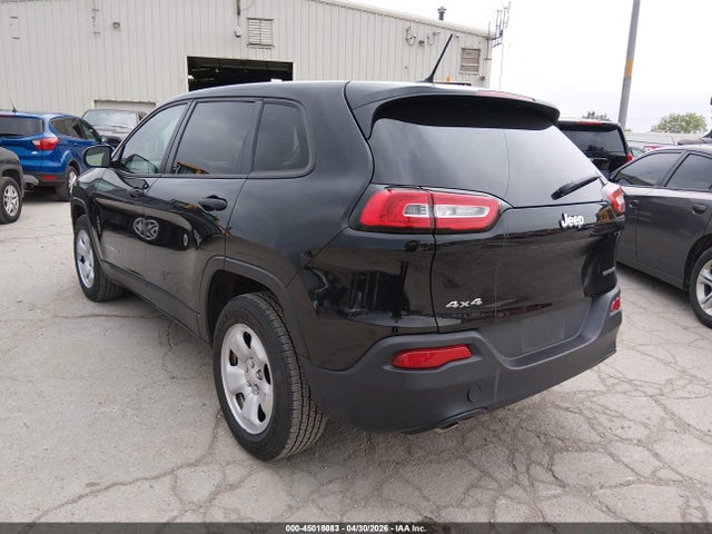 2016 Jeep Cherokee Sport მანქანა იყიდება აუქციონზე, vin: 1C4PJMAB3GW316504, აუქციონის ნომერი: 45018083