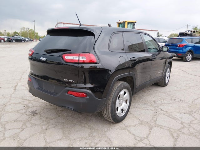 2016 Jeep Cherokee Sport მანქანა იყიდება აუქციონზე, vin: 1C4PJMAB3GW316504, აუქციონის ნომერი: 45018083