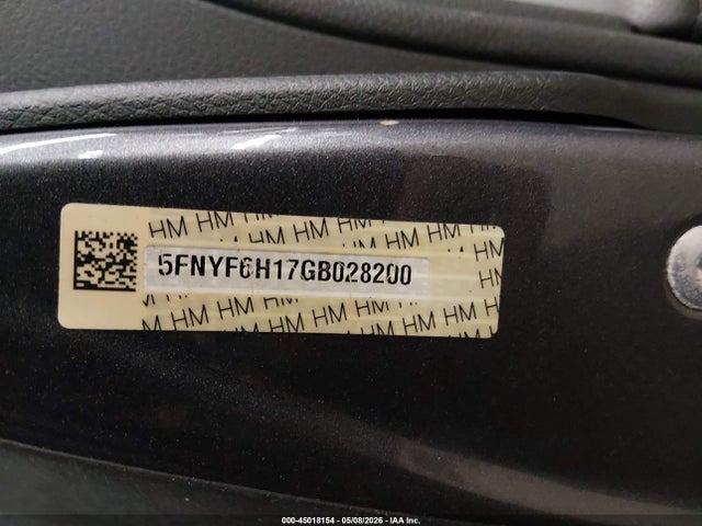 Aukcja sprzedaży 2017 Honda Pilot Ex-l, vin: 5FNYF6H64HB053830, numer aukcji: 45018154