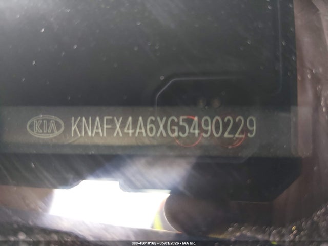 KNAFX4A6XG5490229 KIA FORTE LX