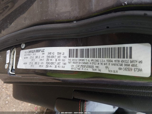 45018351 :رقم المزاد ، 1C4PJMBS8FW596028 vin ، 2015 Jeep Cherokee Trailhawk مزاد بيع