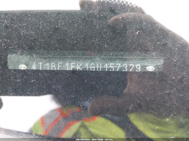 Aukcja sprzedaży 2016 Toyota Camry Se, vin: 4T1BF1FK1GU157329, numer aukcji: 45018381