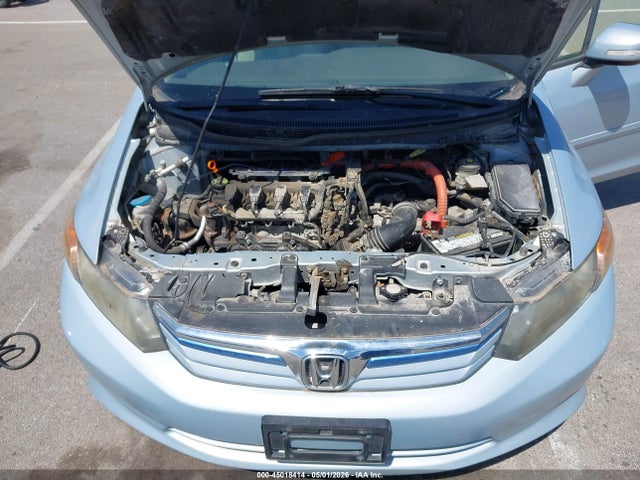Aukcja sprzedaży 2012 Honda Civic Hybrid, vin: JHMFB4F21CS005218, numer aukcji: 45018414