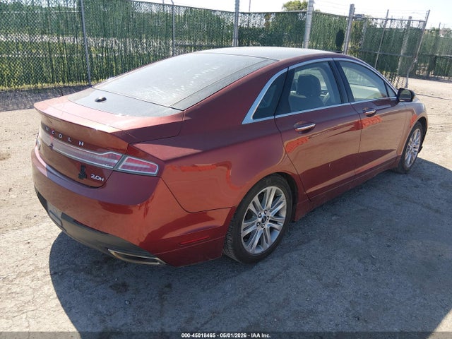 45018465 :رقم المزاد ، 3LN6L2LU6ER803877 vin ، 2014 Lincoln Mkz Hybrid مزاد بيع