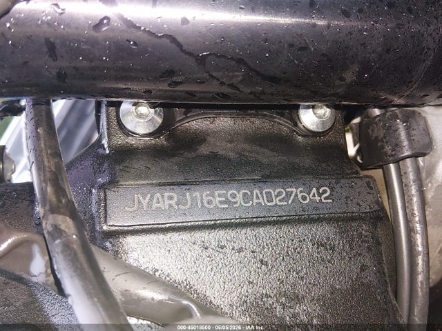 45018500 :رقم المزاد ، JYARJ16E9CA027642 vin ، 2012 Yamaha Yzfr6 مزاد بيع