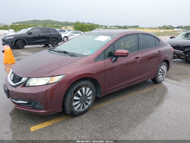 45018512 :رقم المزاد ، 19XFB2F59EE057136 vin ، 2014 Honda Civic Lx مزاد بيع