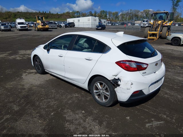 45018534 :رقم المزاد ، 3G1BE6SMXHS544631 vin ، 2017 Chevrolet Cruze Lt Auto مزاد بيع