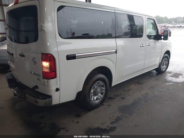 2019 Nissan Nv Passenger Nv3500 Hd Sl V8 მანქანა იყიდება აუქციონზე, vin: 5BZAF0AA7KN853107, აუქციონის ნომერი: 45018560
