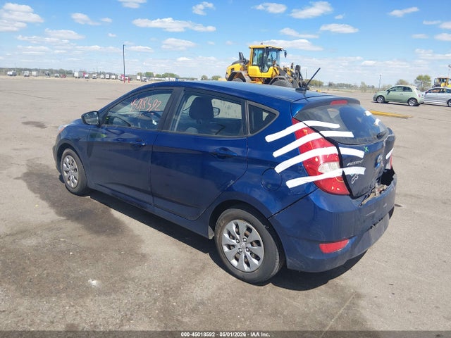 2016 Hyundai Accent Se მანქანა იყიდება აუქციონზე, vin: KMHCT5AE9GU270855, აუქციონის ნომერი: 45018592