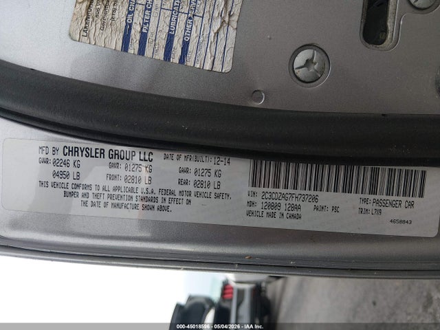 Продажа на аукционе авто 2015 Dodge Challenger Sxt, vin: 2C3CDZAG7FH737206, номер лота: 45018596