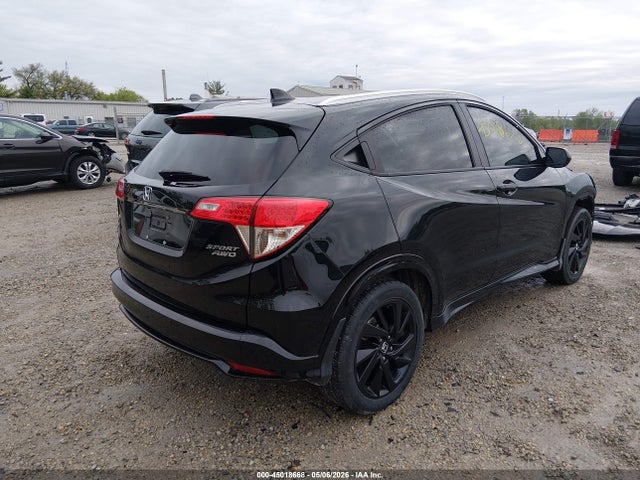 45018668 :رقم المزاد ، 3CZRU6H11NM771366 vin ، 2022 Honda Hr-v Awd Sport مزاد بيع