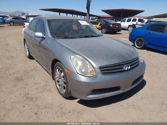 45018673 :رقم المزاد ، JNKCV51E96M510580 vin ، 2006 Infiniti G35 مزاد بيع