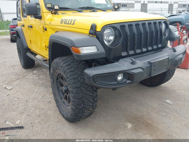 Продажа на аукционе авто 2021 Jeep Wrangler Unlimited Willys Sport 4x4, vin: 1C4HJXDG6MW764048, номер лота: 45018703