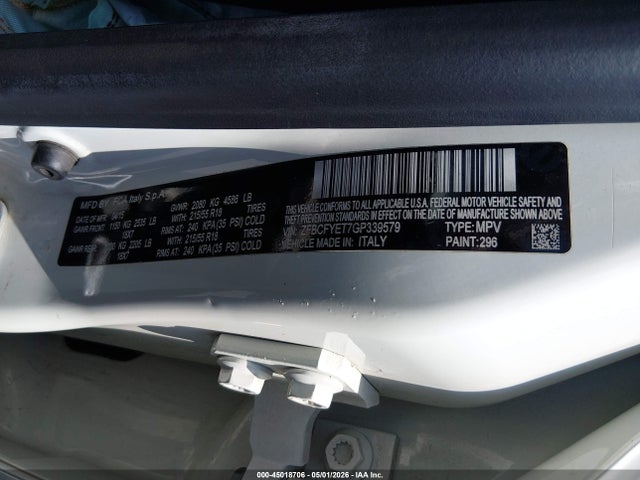 ZFBCFYET7GP339579 Fiat 500x Trekking Plus