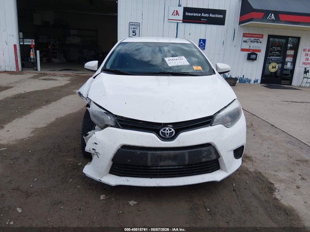 2014 Toyota Corolla Le მანქანა იყიდება აუქციონზე, vin: 2T1BURHE2EC165837, აუქციონის ნომერი: 45018761