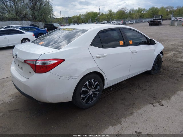 2014 Toyota Corolla Le მანქანა იყიდება აუქციონზე, vin: 2T1BURHE2EC165837, აუქციონის ნომერი: 45018761